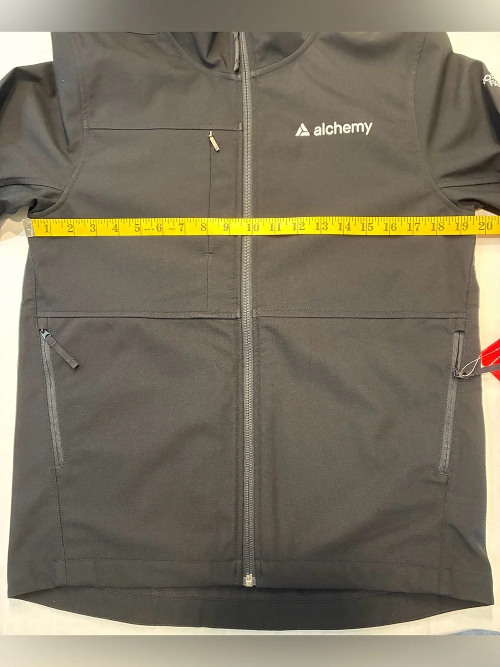 The North Face Size Small Castle Rock Soft Shell Jacket Alchemy Branded in Black
